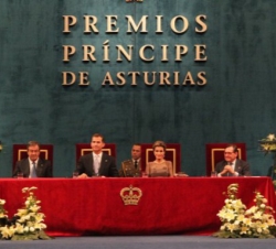 Vista de la mesa presidencial