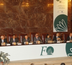 Vista general de la mesa presidencial