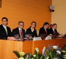 Doña Elena durante el acto