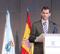 Don Felipe durante su intervención