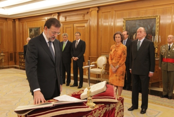 Mariano Rajoy jura su cargo en presencia de Sus Majestades los Reyes