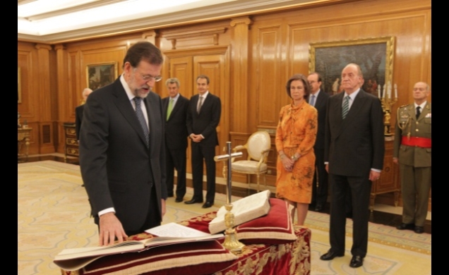 Mariano Rajoy jura su cargo en presencia de Sus Majestades los Reyes