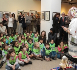 Doña Letizia en una de las actividades del Salón del Libro