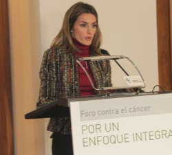 Su Alteza Real durante su discurso