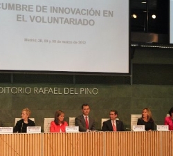 Vista de la mesa presidencial
