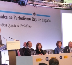 Su Majestad el Rey durante su intervención
