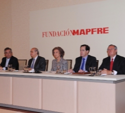 Vista de la mesa presidencial
