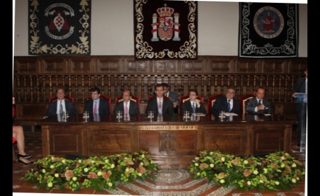 Vista de la mesa presidencial