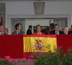 Vista general del palco presidencial