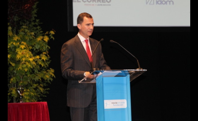 Don Felipe durante su intervención