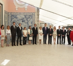 Almuerzo con jóvenes personalidades portuguesas