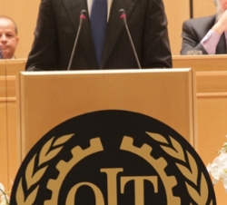 Don Felipe, durante sus palabras