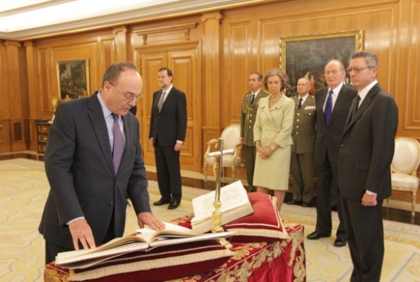 El nuevo gobernador del Banco de España promete su cargo ante Sus Majestades los Reyes