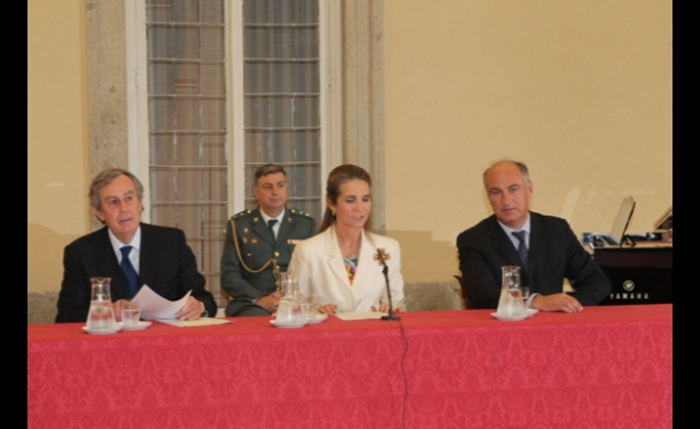 Su Alteza Real la Infanta Doña Elena durante la entrega de premios