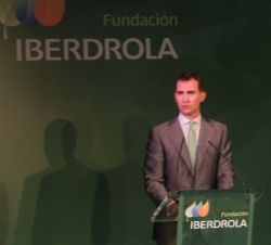 Don Felipe, durante su intervención