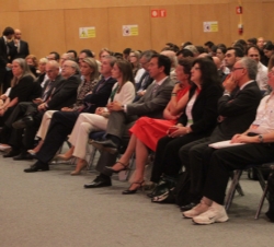 Doña Letizia en un momento del acto
