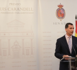 Su Alteza Real durante su intervención