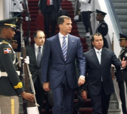Viaje de Su Alteza Real el Príncipe de Asturias a República Dominicana para asistir a la toma de posesión del Presidente electo, S.E. Danilo Medina Sá