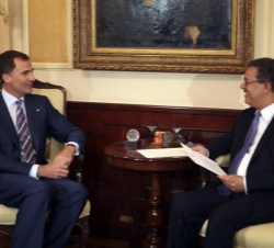 Viaje de Su Alteza Real el Príncipe de Asturias a República Dominicana para asistir a la toma de posesión del Presidente electo, S.E. Danilo Medina Sá
