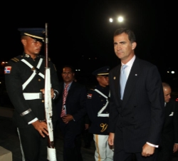 Viaje de Su Alteza Real el Príncipe de Asturias a República Dominicana para asistir a la toma de posesión del Presidente electo, S.E. Danilo Medina Sá