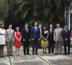 Viaje de Su Alteza Real el Príncipe de Asturias a República Dominicana para asistir a la toma de posesión del Presidente electo, S.E. Danilo Medina Sá