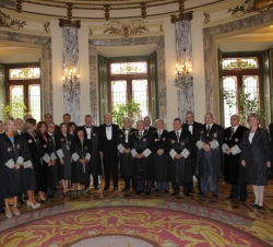 Apertura del Año Judicial. Fotografía de grupo con las autoridades asistentes y los vocales del Consejo General del Poder Judicial