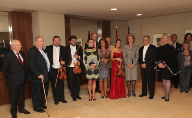 Concierto de la Orquesta del Teatro Maggio Musicale Fiorentino. Fotografía de grupo