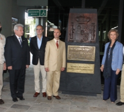 Su Majestad la Reina a su llegada al Centro de Formación de la Cooperación Española en Santa Cruz de la Sierra