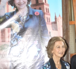 Su Majestad la Reina en la localidad de San José de Chiquitos
