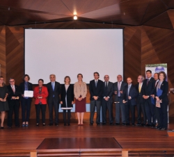 Entrega de la 10ª Edición de los "Premios Ciudad Sostenible". Fotografía de grupo