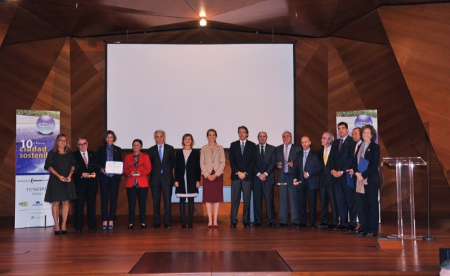 Entrega de la 10ª Edición de los "Premios Ciudad Sostenible". Fotografía de grupo
