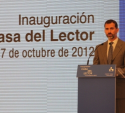 Inauguración del "Centro Internacional para la Investigación, el Desarrollo y la Innovación de la Lectura / Casa del Lector" de la Fundación