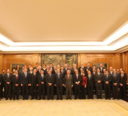 Su Majestad el Rey junto a los presidentes de las Principales Organizaciones Empresariales Iberoamericanas