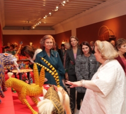 Visita de la exposición “Grandes Maestros del Arte Popular de Iberoamérica”