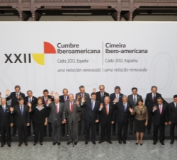 Fotografía de familia de la XXII Cumbre Iberoamericana