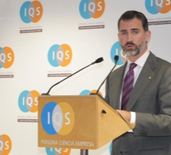 Don Felipe durante su intervención