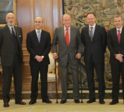 Don Juan Carlos y la representación del grupo BMW