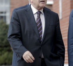 El Presidente del Consejo General del Poder Jucicial y del Tribunal Supremo, Gonzalo Moliner, a su llegada a la clínica