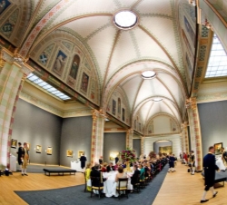 Vista general durante la cena ofrecida por Su Majestad la Reina de los Países Bajos en el Rijksmuseum
