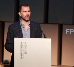 Don Felipe, durante su intervención