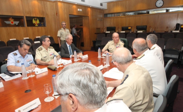 Vista general de la reunión del Consejo de Jefes de Estado Mayor