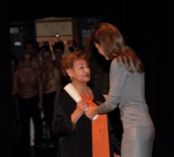 Felipa Merino recibe de manos de Doña Letizia la Mención Honorífica en modalidad individual de los Premios Estatales al Voluntariado 2013