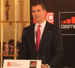 Don Felipe durante su intervención