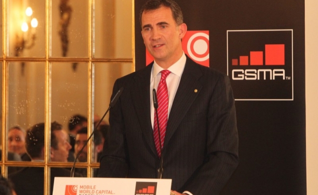 Don Felipe durante su intervención