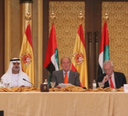 Intervención de Don Juan Carlos en el encuentro empresarial España-Emiratos Árabes Unidos.
