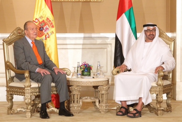 Encuentro de Su Majestad el Rey con Su Alteza el Jeque Mohammed bin Zayed Al Nahyan, Príncipe Heredero de Abu Dhabi.