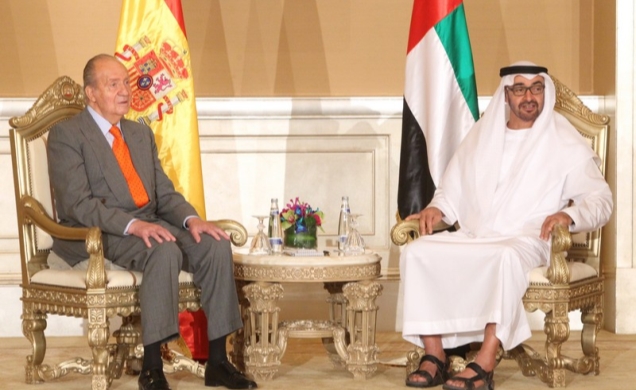 Encuentro de Su Majestad el Rey con Su Alteza el Jeque Mohammed bin Zayed Al Nahyan, Príncipe Heredero de Abu Dhabi.