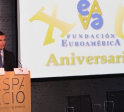 Don Felipe durante su intervención