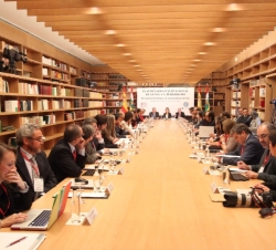 Vista general de la Biblioteca durante la inauguración del seminario