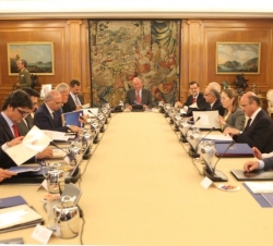 Asiste junto a Su Majestad el Rey a la Reunión Constitutiva del Consejo de Seguridad Nacional en el Palacio de La Zarzuela